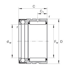 Bearing NX20-Z INA