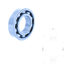 Bearing 6306/25-2RS Fersa