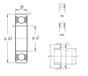 Bearing 6306-2RD KOYO