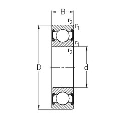 Bearing 6306-2RS2 NKE
