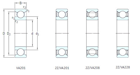 Bearing 6311/VA201 SKF