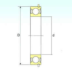 Bearing 6311-ZZNR ISB