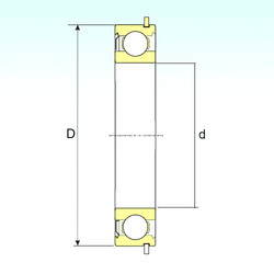 Bearing 6311-ZNR ISB