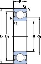 Bearing 6306-2Z/VA228 SKF
