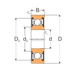 Bearing 6306-2RS1 MPZ