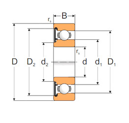 Bearing 6306-RS1 MPZ