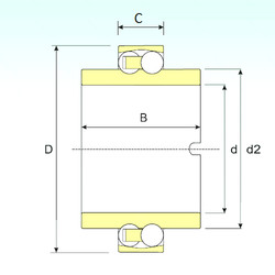 Bearing 11212 TN9 ISB