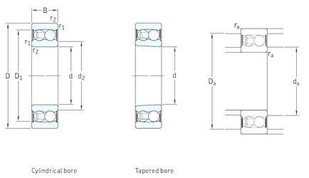 Bearing 2210E-2RS1TN9 SKF