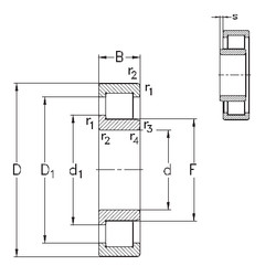 Bearing NJ419-M NKE