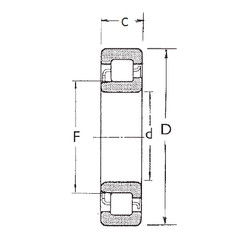 Bearing NJ419 FBJ