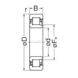 Bearing NJ308EG NACHI