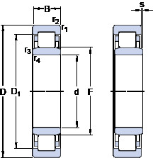 Bearing NU 228 ECJ SKF