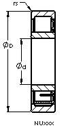 Bearing NU316 EMA AST