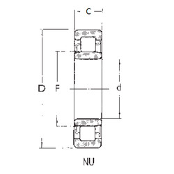 Bearing NU317 FBJ