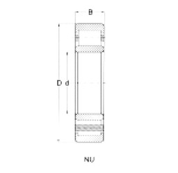 Bearing NU317 CRAFT