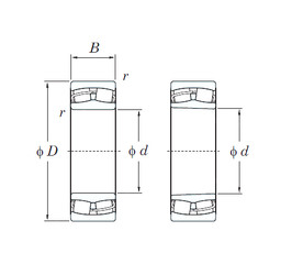 Bearing 24134RHK30 KOYO
