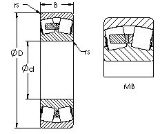 Bearing 24136MB AST