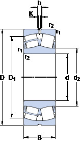 Bearing 24156 CC/W33 SKF