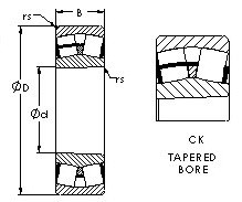 Bearing 24136CK30 AST