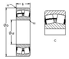 Bearing 24134CA AST