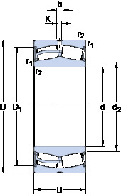 Bearing 24152-2CS5/VT143 SKF