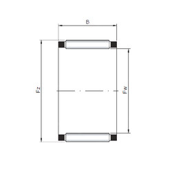 Bearing K28x33x13 CX