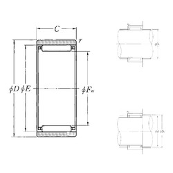 Bearing RNAO-90×110×30 NTN