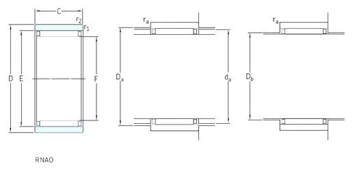 Bearing RNAO50x65x20 SKF