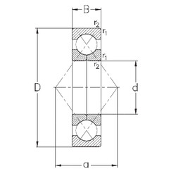 Bearing QJ307-MPA NKE