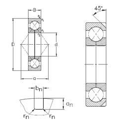 Bearing QJ319-N2-MPA NKE