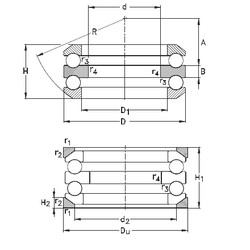 Bearing 54315-MP+U315 NKE