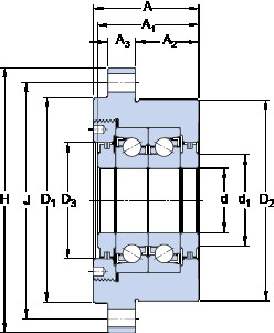 Bearing FBSA 209/DB SKF