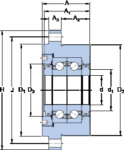 Bearing FBSA 209/DF SKF