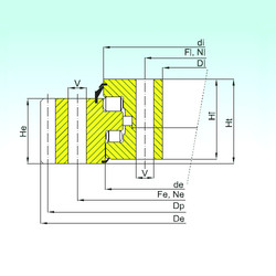 Bearing ER3.32.3550.400-1SPPN ISB