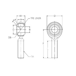 Bearing RBT30E NMB