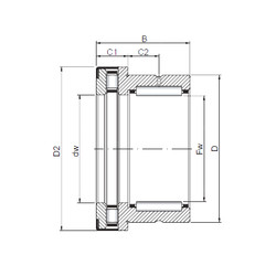 Bearing NKXR 25 Z ISO