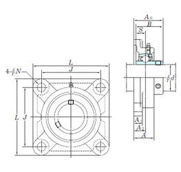 Bearing UCFX06-19 KOYO