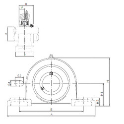 Bearing UCPX17 CX