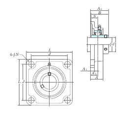 Bearing UCSF210H1S6 KOYO