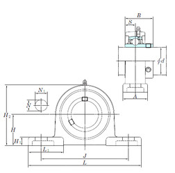 Bearing UCSP208H1S6 KOYO