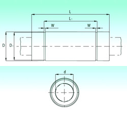Bearing KBL1257-PP NBS