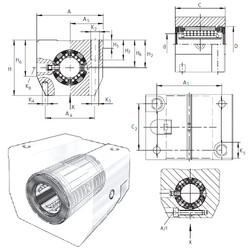 Bearing KGSNS40-PP-AS INA