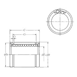 Bearing KLM08-1 NTN