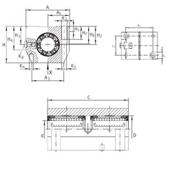 Bearing KTN 16 C-PP-AS INA