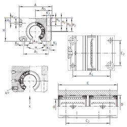 Bearing KTNOS 12 C-PP-AS INA