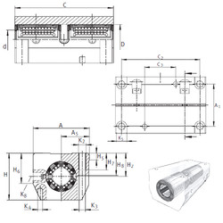 Bearing KTSG20-PP-AS INA