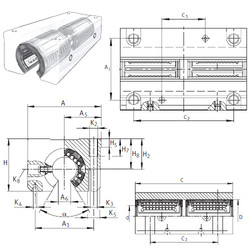Bearing KTSO30-PP-AS INA