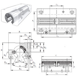 Bearing KTSOS25-PP-AS INA