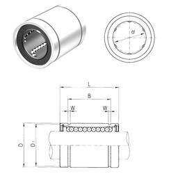 Bearing LM40 Samick