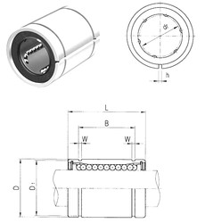 Bearing LME25AJ Samick